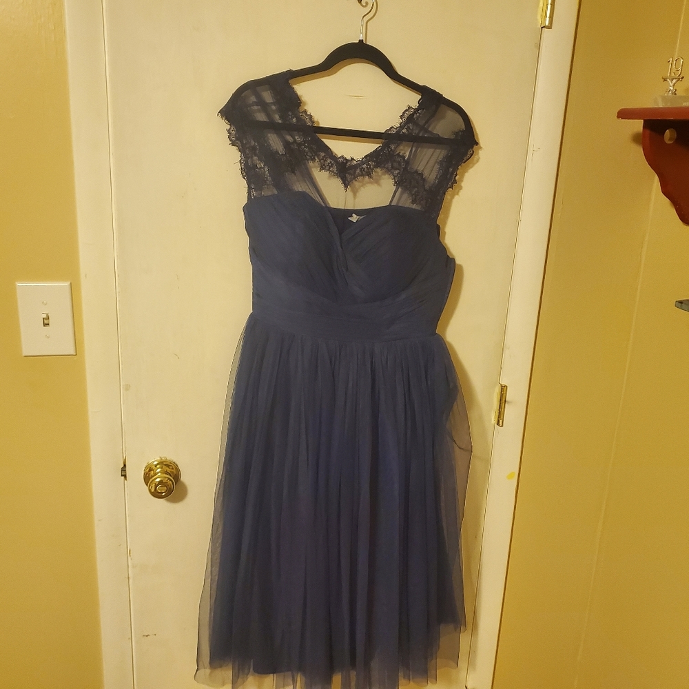 Blue, Illusion Dress
